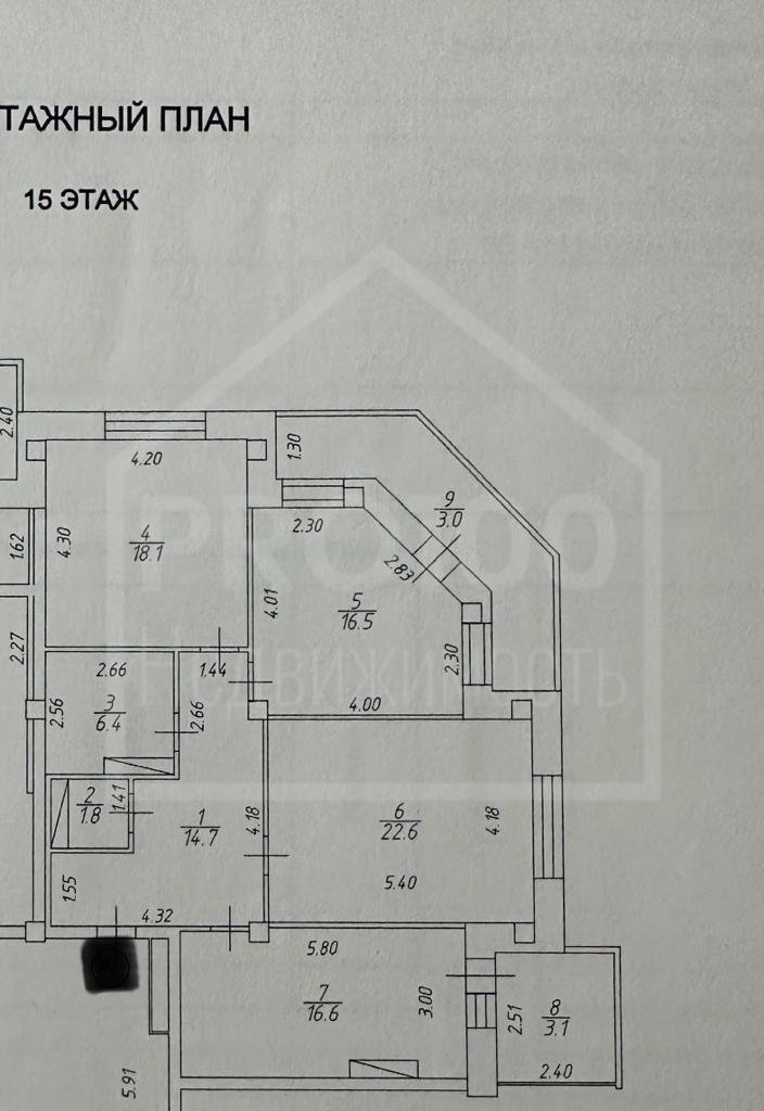 Продажа 3-комнатной квартиры, Омск, бульвар Архитекторов,  д.19